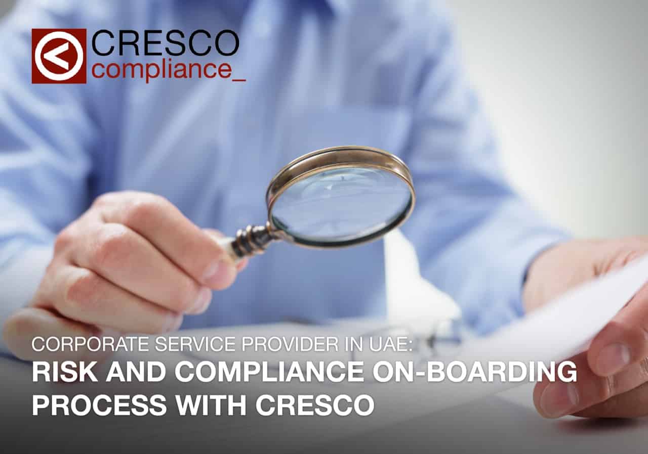 RISK AND COMPLIANCE ON-BOARDING PROCESS WITH CRESCO